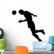 Headbutt Soccer Wall Decal