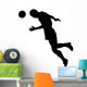 Headbutt Soccer Wall Decal