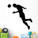 Headbutt Soccer Wall Decal