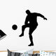 Soccer Silhouette Wall Decal