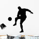 Soccer Silhouette Wall Decal