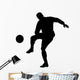 Soccer Silhouette Wall Decal