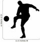 Soccer Silhouette Wall Decal