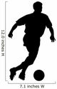 Soccer Silhouette Wall Decal