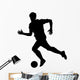 Soccer Silhouette Wall Decal