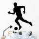 Soccer Silhouette Wall Decal