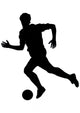 Soccer Silhouette Wall Decal