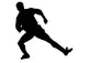 Soccer Silhouette Wall Decal