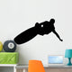 Hang Loose Surfer Silhouette Wall Decal