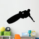 Hang Loose Surfer Silhouette Wall Decal