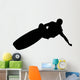 Hang Loose Surfer Silhouette Wall Decal