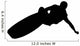 Hang Loose Surfer Silhouette Wall Decal
