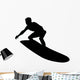 Hang Tight Surfer Silhouette Wall Decal