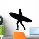 Surfing Silhouette Wall Decal