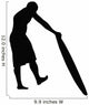 Surfing Silhouette Wall Decal