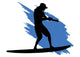 Surfing Wall Decal
