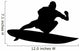 Surfing Wall Decal