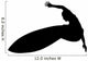 Impressive Surfer Surfing Wall Decal
