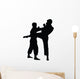 Tae Kwon Do Silhouette Wall Decal