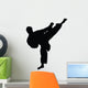 Tae Kwon Do Silhouette Wall Decal