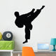 Tae Kwon Do Silhouette Wall Decal