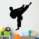 Tae Kwon Do Silhouette Wall Decal