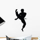Tae Kwon Do Silhouette Wall Decal
