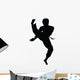 Tae Kwon Do Silhouette Wall Decal