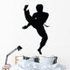 Tae Kwon Do Silhouette Wall Decal