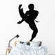 Tae Kwon Do Silhouette Wall Decal