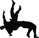Tae Kwon Do Silhouette Wall Decal