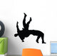 Tae Kwon Do Silhouette Wall Decal