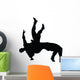 Tae Kwon Do Silhouette Wall Decal
