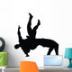 Tae Kwon Do Silhouette Wall Decal