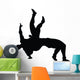 Tae Kwon Do Silhouette Wall Decal