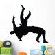 Tae Kwon Do Silhouette Wall Decal