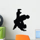 Tae Kwon Do Silhouette Wall Decal