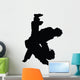 Tae Kwon Do Silhouette Wall Decal
