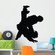 Tae Kwon Do Silhouette Wall Decal