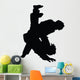 Tae Kwon Do Silhouette Wall Decal