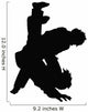 Tae Kwon Do Silhouette Wall Decal