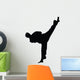 Tae Kwon Do Silhouette Wall Decal
