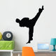 Tae Kwon Do Silhouette Wall Decal