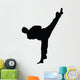 Tae Kwon Do Silhouette Wall Decal