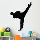 Tae Kwon Do Silhouette Wall Decal