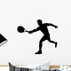 Tennis Player Silhouette Wall Decal