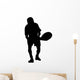 Tennis Player Silhouette Wall Decal