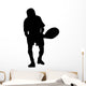 Tennis Player Silhouette Wall Decal
