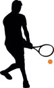 Tennis Silhouette Wall Decal