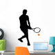 Tennis Silhouette Wall Decal